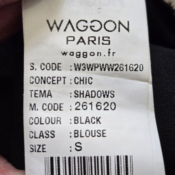 WAGGON PARIS lightweight Lace Overlay Hi-Lo Top. Size Small - Picture 10 of 14